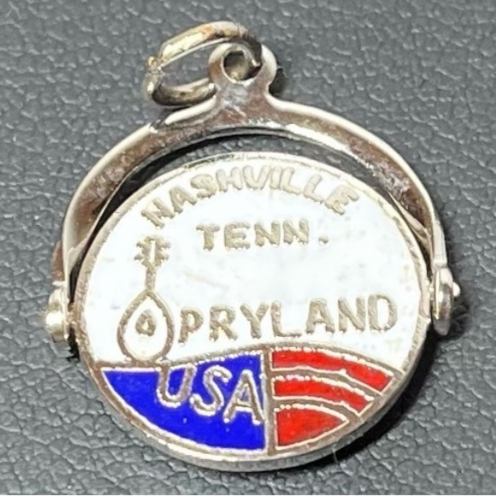 Vintage Nashville Opryland USA Sterling Silver Charm
